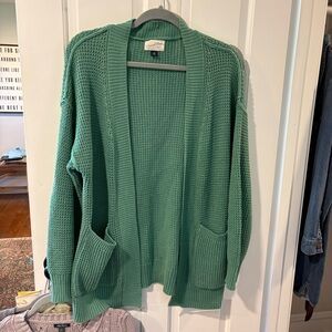 Universal Thread Green Cardigan Sweater